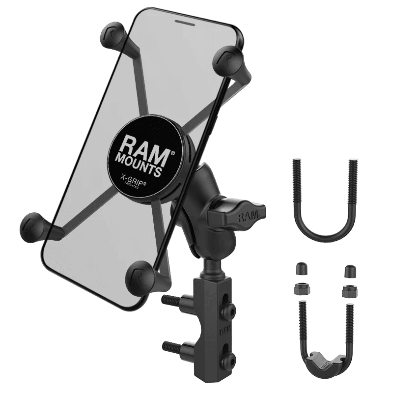 RAM Mounts X-Grip® Soporte de Celular grande con Anclaje en Base Freno/Embrague
