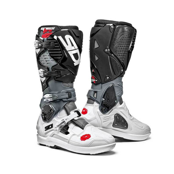 SIDI BOTA CROSSFIRE 3 W SRS BLANCO/GRIS/NEGRO