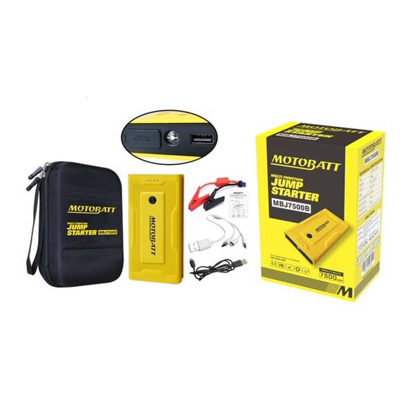 Motobatt Partidor de motor - Jump Starter 7500B