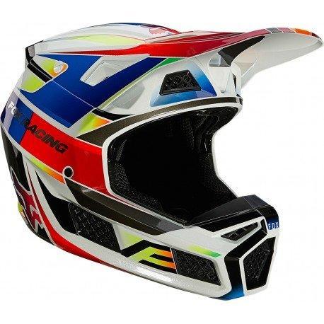 Fox Casco Moto V3 Pigment Multicolor Fox