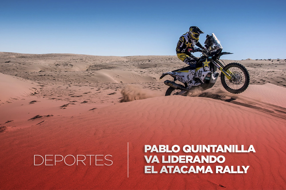 ACTUALIZACIÓN | Pablo Quintanilla va liderando la tabla de posiciones del Atacama Rally 2019