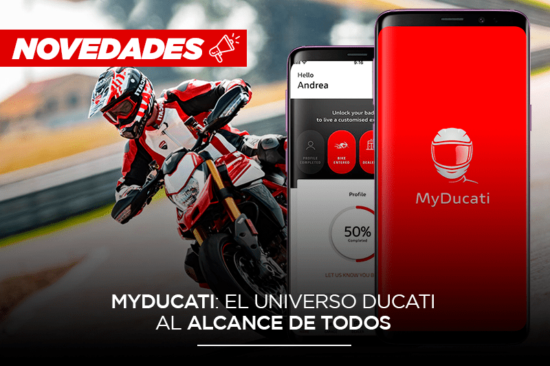 Para todos los Ducatistas, llega la app MyDucati.